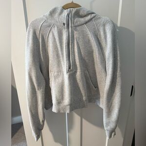 lululemon athletica Scuba Oversized Light Gray Women's Hoodie